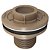 ADAP C/FLANGE FORTLEV B 3/4 MARROM - Imagem 1