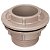 ADAP C/FLANGE PLASTILIT C 1 MARROM - Imagem 1