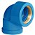 COTOVELO AZUL PLASTILIT 3/4 X 1/2 - Imagem 1