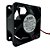 VENTILADOR 60X60X25MM 12V 0.35A 2410RL-04W-B70 NMB - Imagem 2