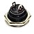 INTERRUPTOR PULSADOR 12MM PBS-33B 3A PRETA - Imagem 3