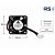 VENTILADOR DELTA EFB0412VHD 0.18A 40x40x20MM 12V 9000RPM 2 FIOS - Imagem 1