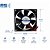 MICRO VENTILADOR JF0825B2HR-R 24V 0.27A JAMICON 3 FIOS - Imagem 1