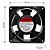 MICROVENTILADOR SF1212AD/SLGN BIVOLT 220-240VDC 50/60HZ 3.100RPM 19 WATTS (120X120X38MM) BUCH - Imagem 1
