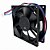 MICRO VENTILADOR 80X80X25 12V ROLAMENTO 0.25 AMP 3200RPM BERFLO AD0812HBD-76GL - Imagem 3