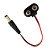 10x Cabo Clips Para Bateria 9v C/ Adaptador Entrada P4 Macho - Imagem 3