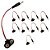 10x Cabo Clips Para Bateria 9v C/ Adaptador Entrada P4 Macho - Imagem 2