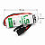 BATERIA DE LITHIUM LS14500 AA 3,6V SAFT COM FIO E CONECTOR - Imagem 1