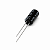 CAPACITOR ELETROLÍTICO RADIAL 120UF 16V 105° B2303 NICHICON - Imagem 3