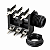 Jack P10 Stereo Profissional Fechado 6 Terminal Longo C/10 - Imagem 2