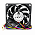 COOLER VENTILADOR AFB0712HHB 70X70X15MM 12V 0.45A BRUSHLESS 4 FIOS - Imagem 1