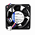 VENTILADOR EBMPAPST 614N/2HH 60X60X25 24V - Imagem 1