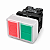 BOTÃO DE COMANDO DUPLO VERDE VERMELHO 1NA-1NF XB2-EL9325 TECHPUSHBUTTON - Imagem 3