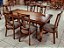Conjunto de Mesa e Cadeiras com estofados - Imagem 1