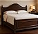 Cama Casal Madeira Maciça Estilo Clássico - Imagem 2