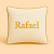 Almofada P personalizada - Lista Rafael - Imagem 3