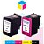 Kit HP 664 XL Preto Compatível 12ml + HP 664 XL Colorido Compatível 12ml | Deskjet 1115 2136 3636 3836 3536 4676 - Imagem 1