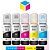 Kit 2 Tintas Epson 544 original Preto + 1 Tinta Epson 544 original Magenta + 1 Tinta Epson 544 original Amarelo + 1 Tinta Epson 544 original Ciano | L 1110, L 3150, L 3110, L 5190 | 70ml - Imagem 1