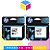 Kit HP 667 Original Preto 2 ml + HP 667 Original Colorido 2 ml | 3YM79AL HP 2376 HP 2775 - Imagem 1