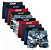 Kit 10 Cuecas Box Boxer Estampadas Masculino - Tamanhos 34 ao 44 - Imagem 1