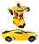 Carro Vira Robo Som Luz Carrinho BMW BRANCO Brinquedo Menino Pilha Cor CAMARO AMARELO - TYDA (CAMARO AMARELO) - Imagem 1