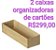 2 caixas organizadoras de cartões de visita - Imagem 1