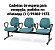 Cadeiras de espera para  recepção, pedidos no  whatsapp (11) 99465-1972 - Imagem 1