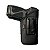 Coldre Velado para Glock G25, G19, G23 e Taurus PT 840, 838, 24/7 em Neoprene e Couro P.U (Porta Lanterna) - Imagem 1