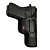 Coldre Velado Para Glock G17, G22 e Taurus TH9, TH380, TH40 Em Neoprene e Couro P.U - Imagem 1