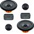 Kit Falante Hertz 2 vias Dsk165 Portas Dianteiras 6 Polegadas + Dcx130 Traseiras 5 Polegadas 240w Rms - Imagem 4