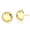 Brinco Esfera M Thassia Folheado no Ouro18k - Imagem 1