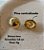 Brinco Esfera P Thassia Folheado em Ouro18k - Imagem 3