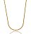 Colar Cordão Baiano 3mm 40cm Banhado Ouro 18k - Imagem 1