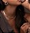 Colar Dourado Fita 6mm Banhado em Ouro18k - Imagem 5