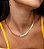 Colar Dourado Fita 6mm Banhado em Ouro18k - Imagem 2
