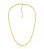 Colar Dourado Elos 35cm + 10cm Extensor  Banhado a Ouro 18k - Imagem 1