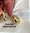 Brinco Gota Dourada Elegance P Banhada em Ouro 18k - Imagem 3