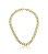 Corrente Elo Groumet 45 cm Banhada a Ouro 18k - Imagem 1