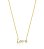 Colar Love Cristal Banhado em Ouro18k - Imagem 1