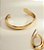 Bracelete Feminino Curve Banho Ouro18k - Imagem 3