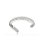 Bracelete Feminino Curve Ródio Branco - Imagem 1