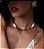 Choker Dourada Grossa Aro Rígido Banho Ouro18k - Imagem 2