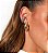 Brinco Gota Dourada Bold M Banhado em Ouro 18k - Imagem 2