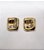 Brinco Dourado Quadrado Banhado em Ouro 18k - Imagem 4