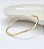 Bracelete Liso Orgânico Banhado a Ouro 18k - Imagem 2