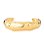 Bracelete Martelado Banhado a Ouro 18k - Imagem 2