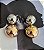 Brinco Esfera Dupla Thassia Mix Banhos - Imagem 3