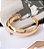 Bracelete Feminino Tubo Liso Banhado a Ouro 18k - Imagem 1