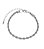 Pulseira Prateada Cordão Baiano 4mm Banhada a Ródio Branco - Imagem 1