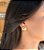 Brinco Base Texturas Banhado a Ouro 18k - Imagem 5
